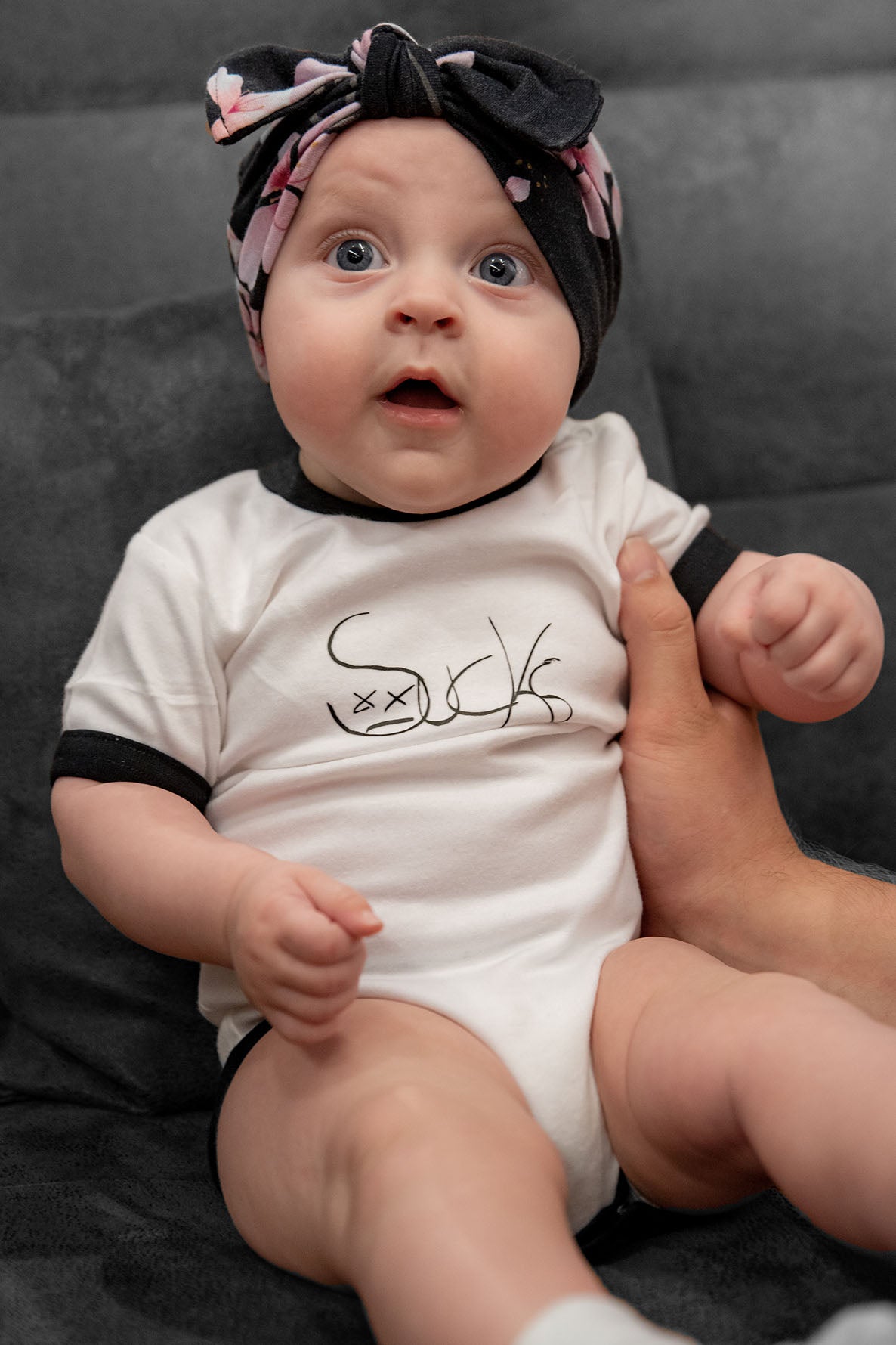 Baby wrestler bodysuit